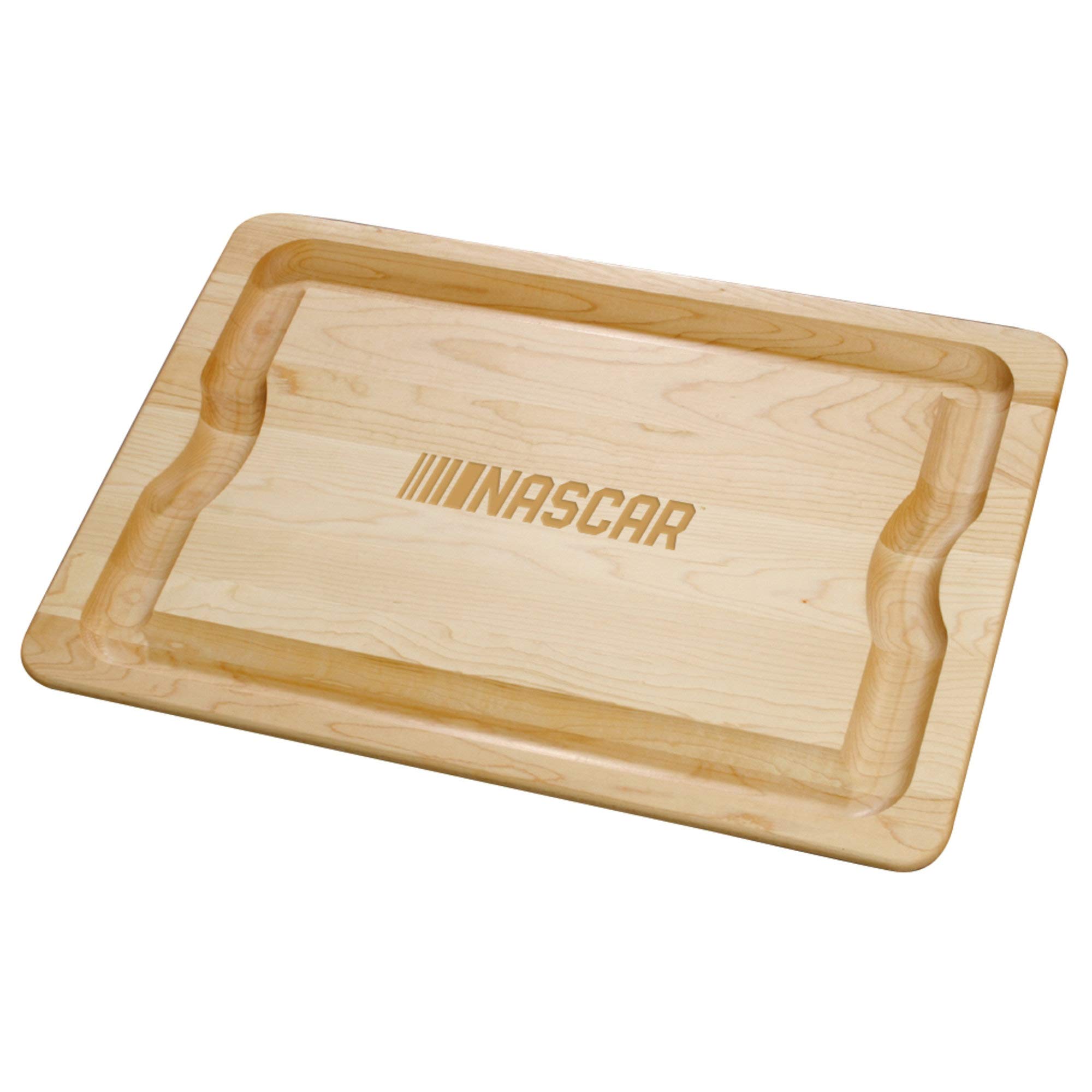 Premium M. LA HART NASCAR Themed Maple Wood Cutting Board - Durable Kitchen Essential for Racing Fans, Perfect for Serving Charcuterie, Cheese & Party Snacks