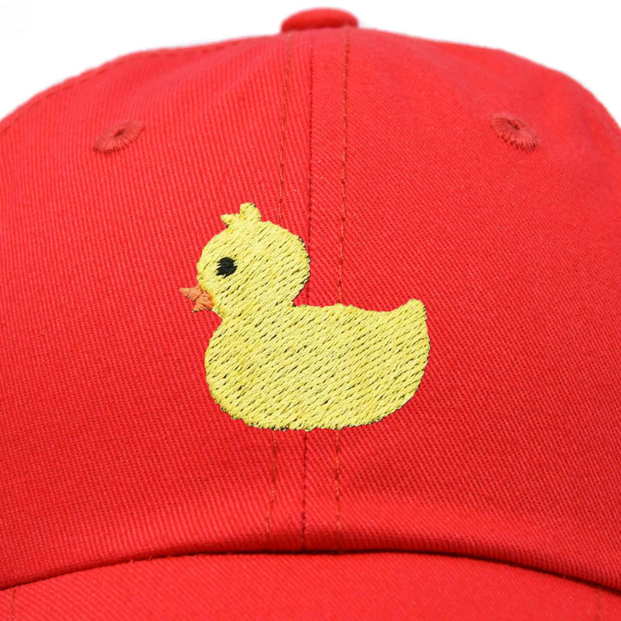 DALIX Cute Duck Soft Baseball Cap - Adjustable Dad Hat for Men & Women - Perfect for Outdoor Activities, Beach, Fishing, and Casual Wear