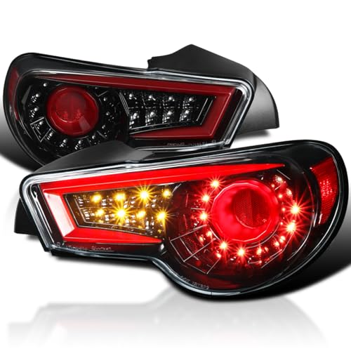 Jet Black Housing Clear Lens Red Light Bar
