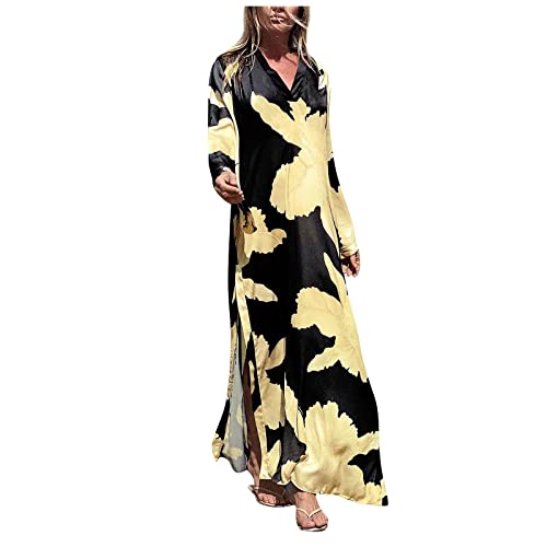 Women's Flowy Beach Cover Up - Printed Chiffon Blouse for Sun Protection & Holiday