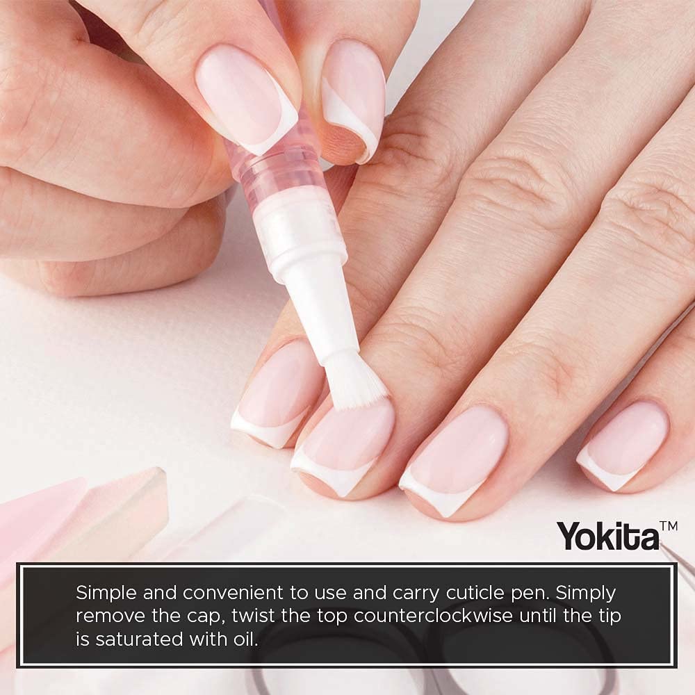 Premium Cuticle Oil Pen - Milk & Honey Infused with Vitamin E, 2ml (Vanilla) | Natural Healing, Soothes & Moisturizes Dry Cuticles | Perfect for Nail Care, Manicures & At-Home Spa Treatments