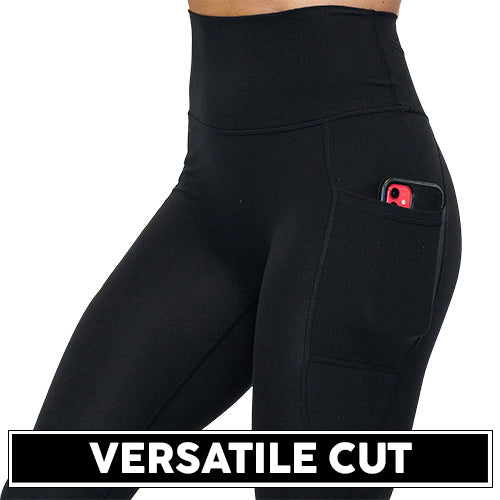 High-Waisted Stretchy Leggings for Women - Black - Perfect for Yoga, Workouts & Everyday Comfort