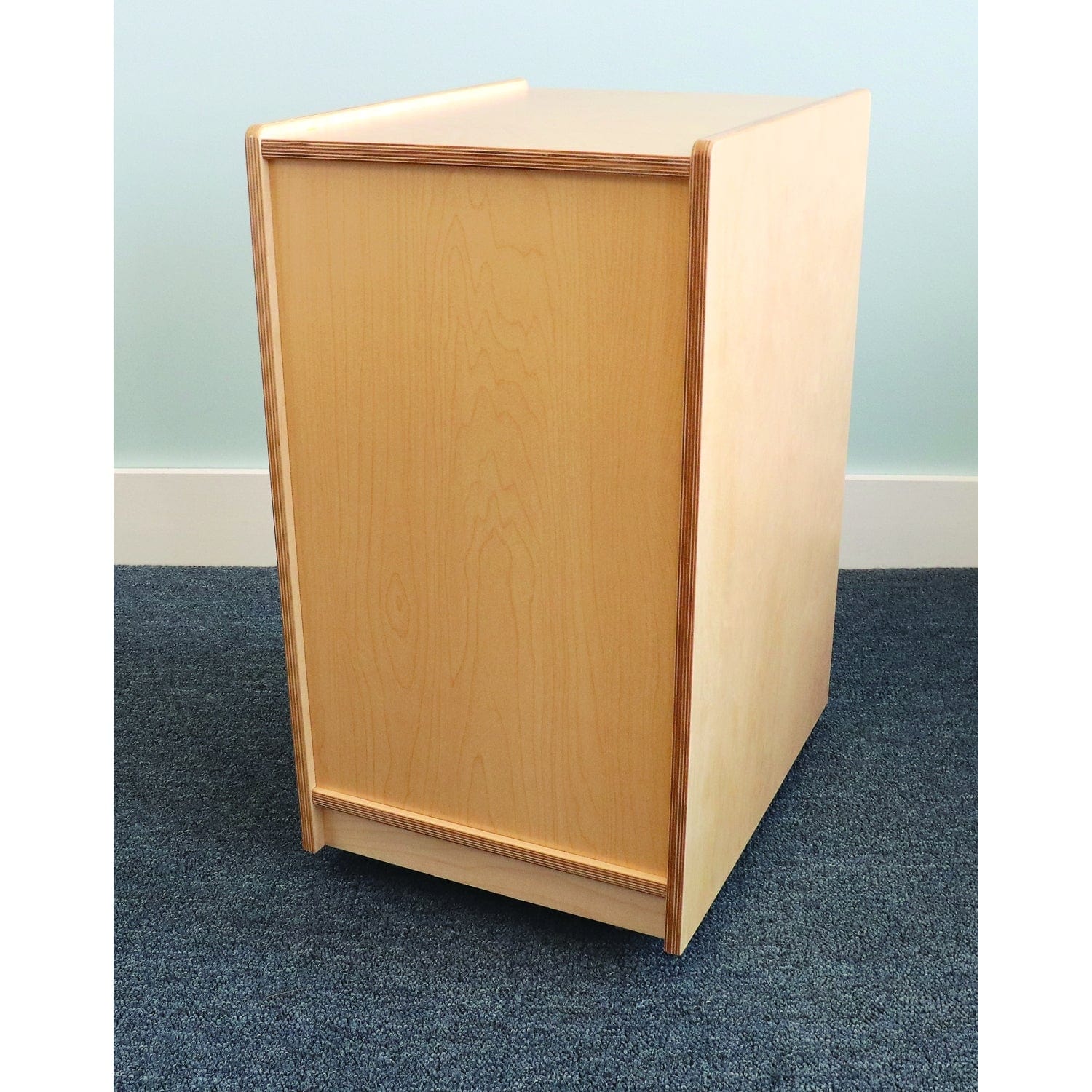 Clear Plastic Single Column Storage Cabinet - Organize Office Supplies, Kitchen Utensils & Craft Materials | Perfect for Home, Office & Workshop Organization