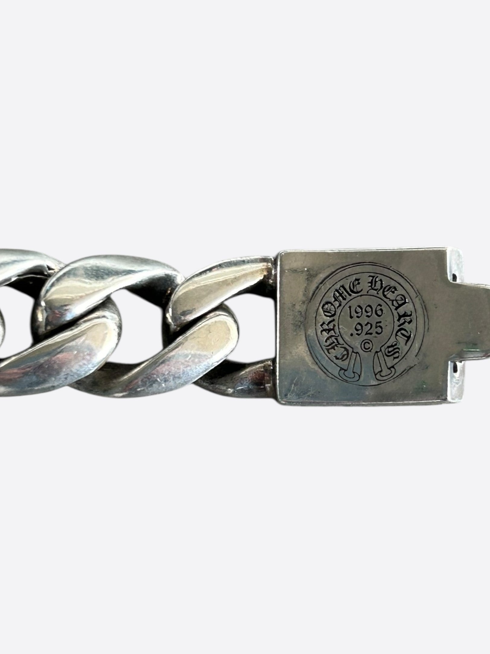 Chrome Hearts Sterling Silver Diamond Cross Cuban Link Bracelet for Men & Women - Perfect for Gifts, Parties, and Everyday Luxury Fashion