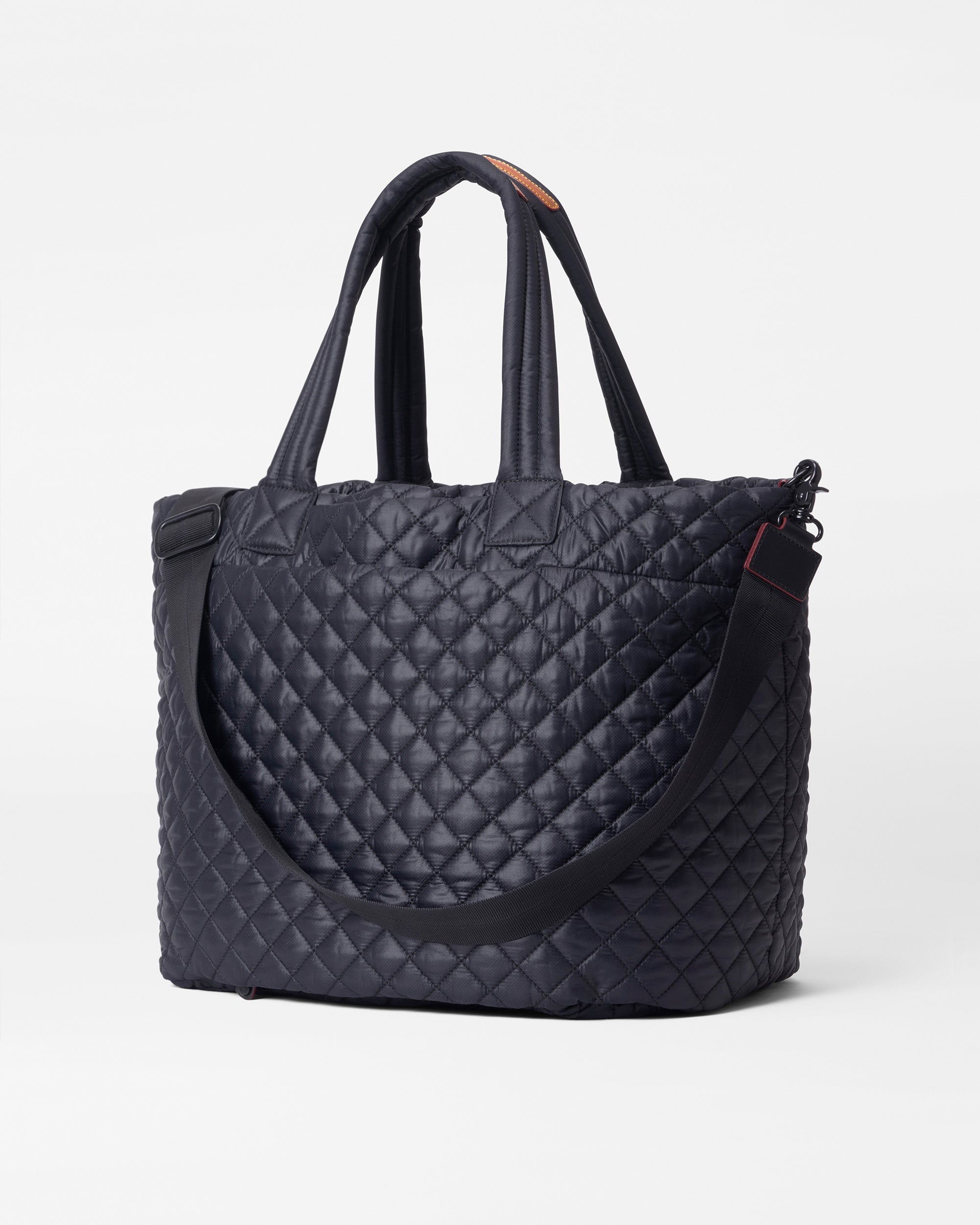 MZ Wallace Large Metro Tote Deluxe - Premium Nylon Handbag for Women, Spacious Work Tote with Zip Top, Lightweight Travel Bag - Perfect for Office, Commute & Weekend Getaways