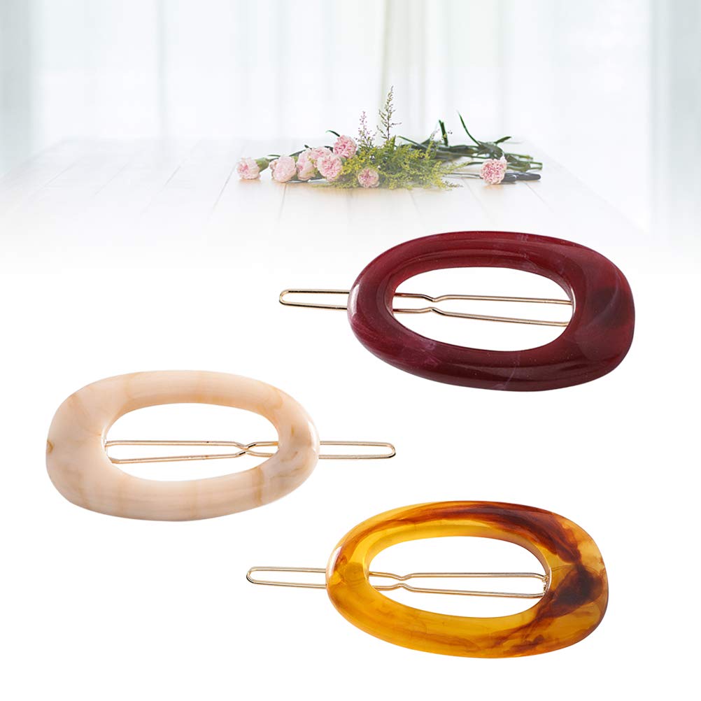 Lurrose 3pcs Hair Barrettes for Women & Girls - Elegant Tiaras & Barrettes Set for Women's Hair Accessories | Perfect for Weddings, Parties, Prom & Everyday Wear