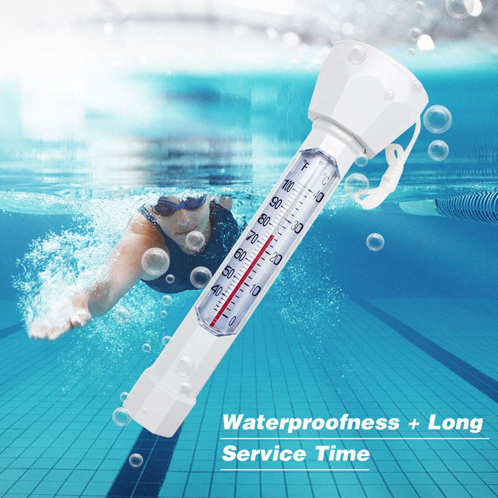 Swimming Pool Thermometer - Easy to Read Digital Water Temperature Gauge for Spa, Pool, Pond & Hot Tub | Perfect for Monitoring Water Safety & Comfort