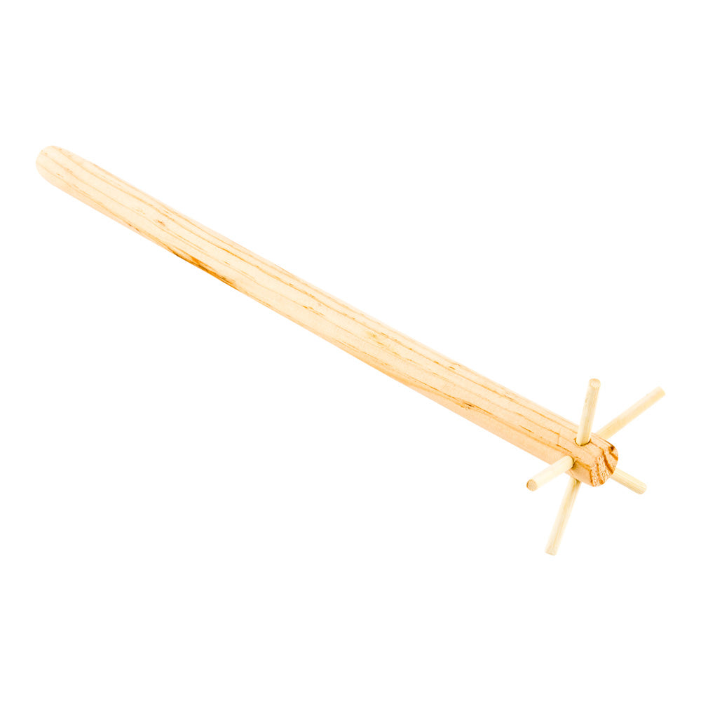 Premium Bar Lux Natural Wood Swizzle Sticks - 11 1/4 Inch Cocktail Stirrers (1 Count Box) - Perfect for Mixing Drinks, Home Bars & Party Decorations