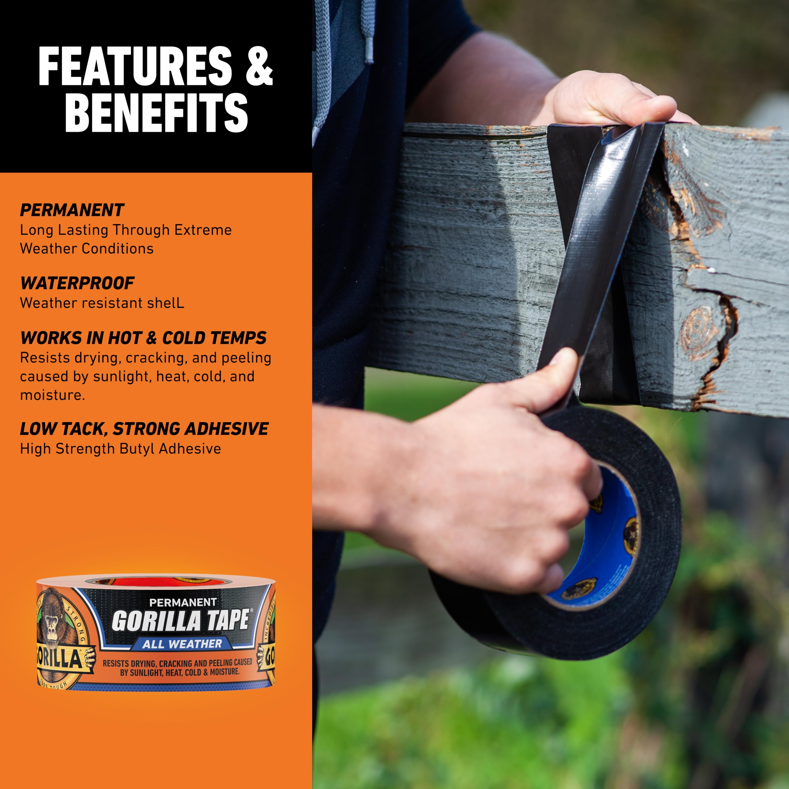 Gorilla All Weather Heavy Duty Duct Tape 1.88