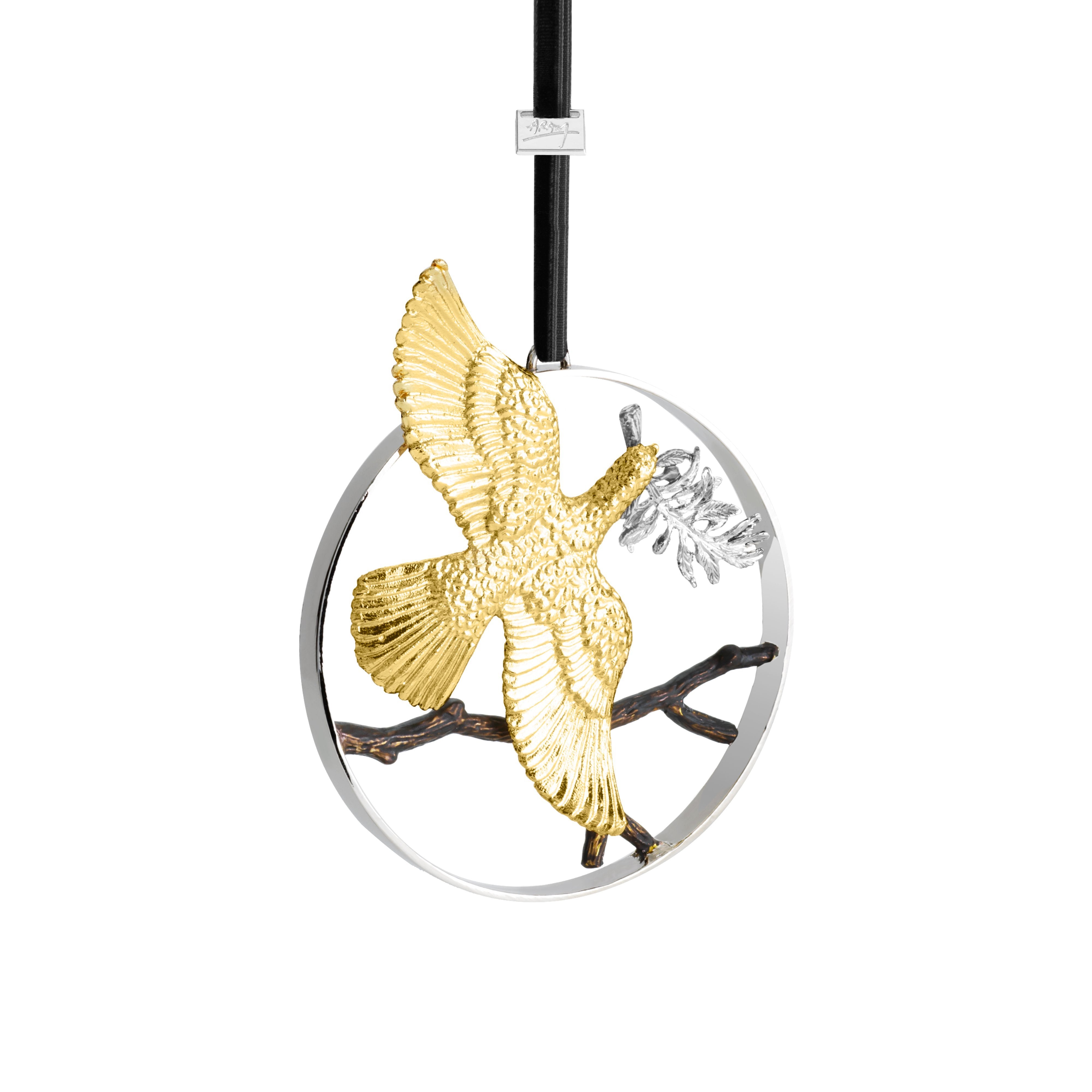 Dove of Peace Christmas Ornament - Handcrafted Ceramic Holiday Decor for Tree, Gift, and Home Decoration | Perfect for Christmas, Weddings, and Peaceful Home Ambiance