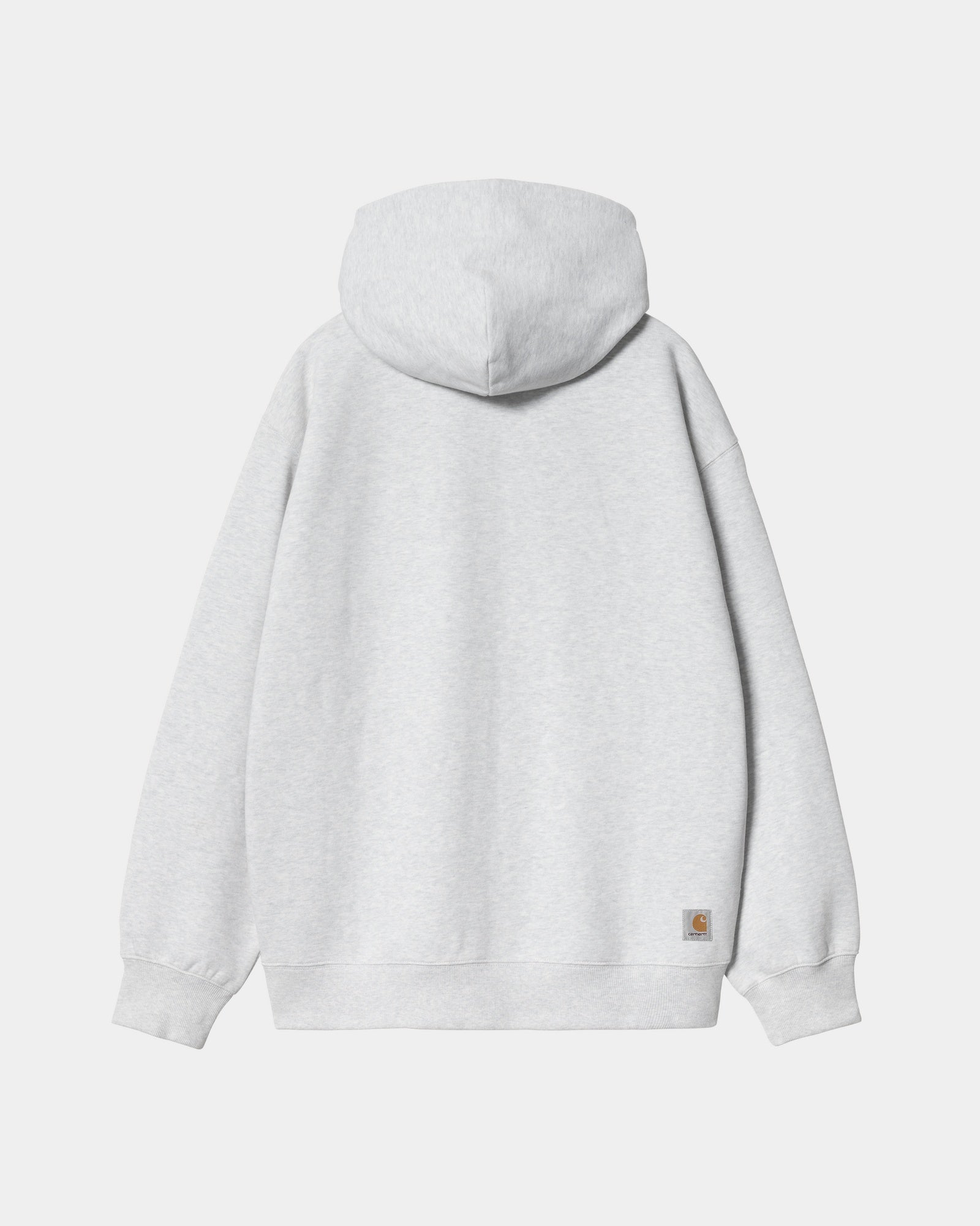Hooded WIP Sweat Jacket for Men & Women - Ash Heather Stone Washed Cotton Blend | Casual Streetwear, Gym, Outdoor Activities