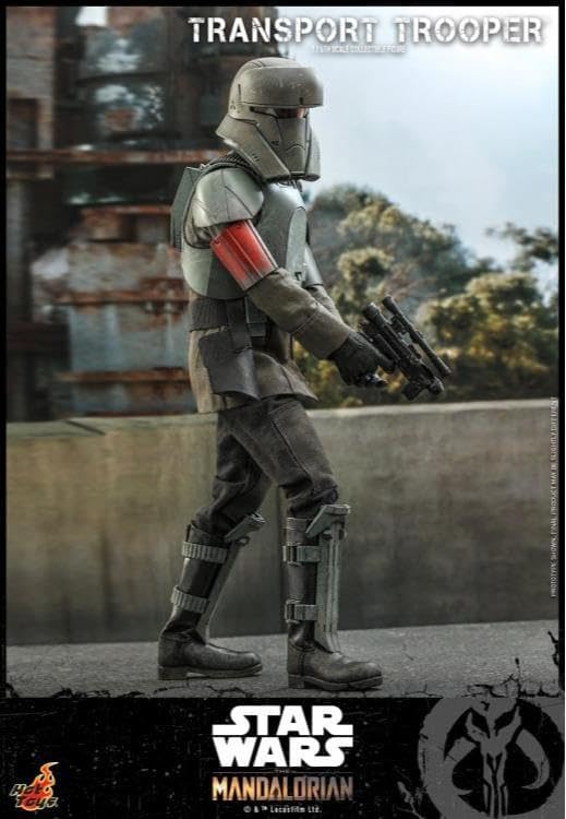 Hot Toys 1:6 Scale The Mandalorian Transport Trooper Action Figure - Collectible Star Wars Gift for Fans, Display for Home & Office Decor