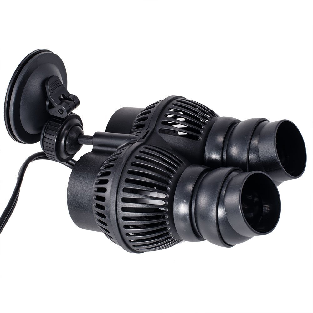 JVP-202 3170-GPH Dual Wave Maker Pumps with Suction Cup - Powerful Aquarium Water Circulation for Reef Tanks & Saltwater Fish Tanks