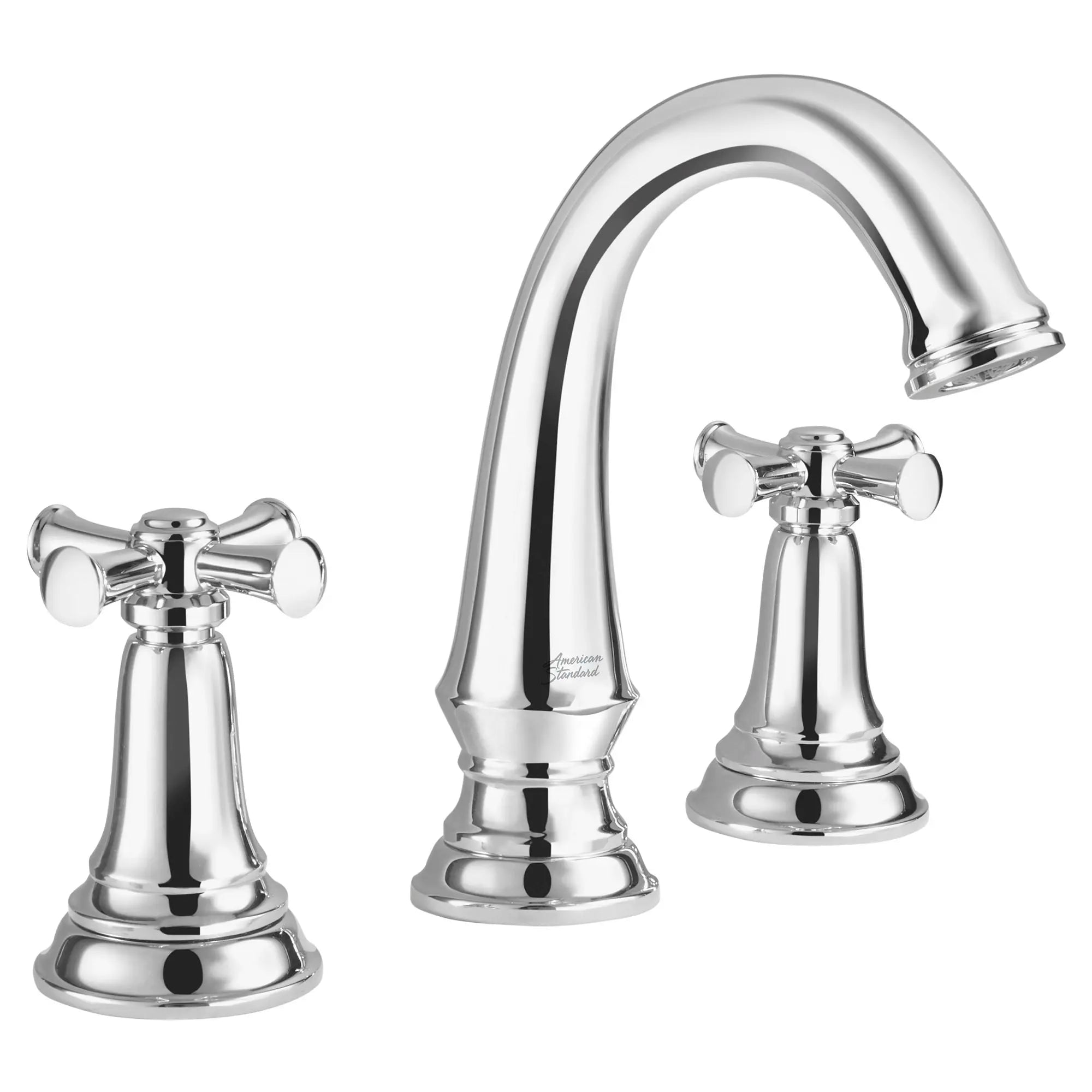 Delancey® 8 Inch Widespread 2 Handle Bathroom Faucet - 1.2 GPM/4.5 LPM Low Flow - Cross Handles - Perfect for Vanities and Powder Rooms