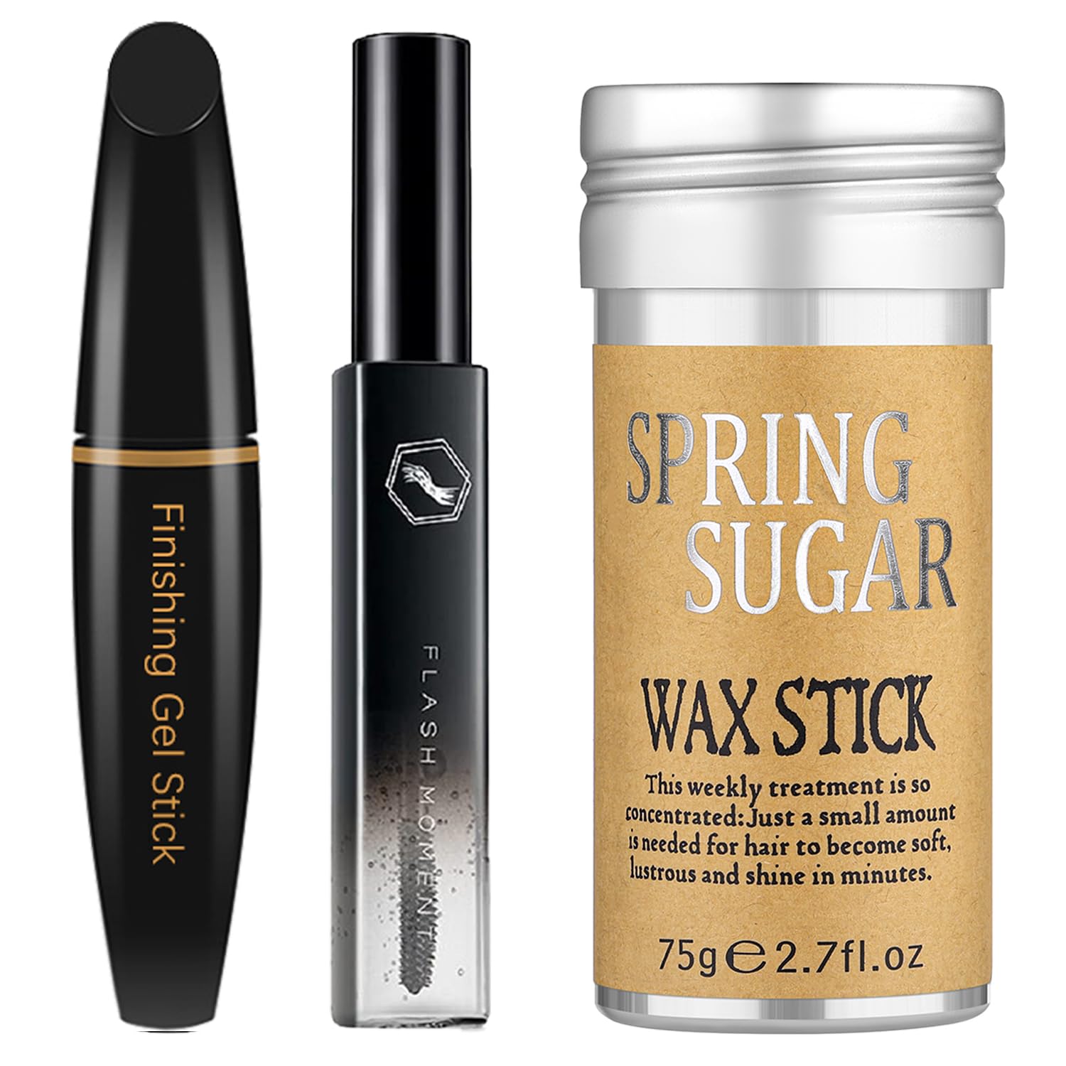 Professional Hair Wax Stick, Finishing Stick & Gel Stick Set - Strong Hold Styling Products for Women | Control Flyaways & Create Sleek Hairstyles | Perfect for Daily Styling, Special Occasions & Salon-Quality Looks