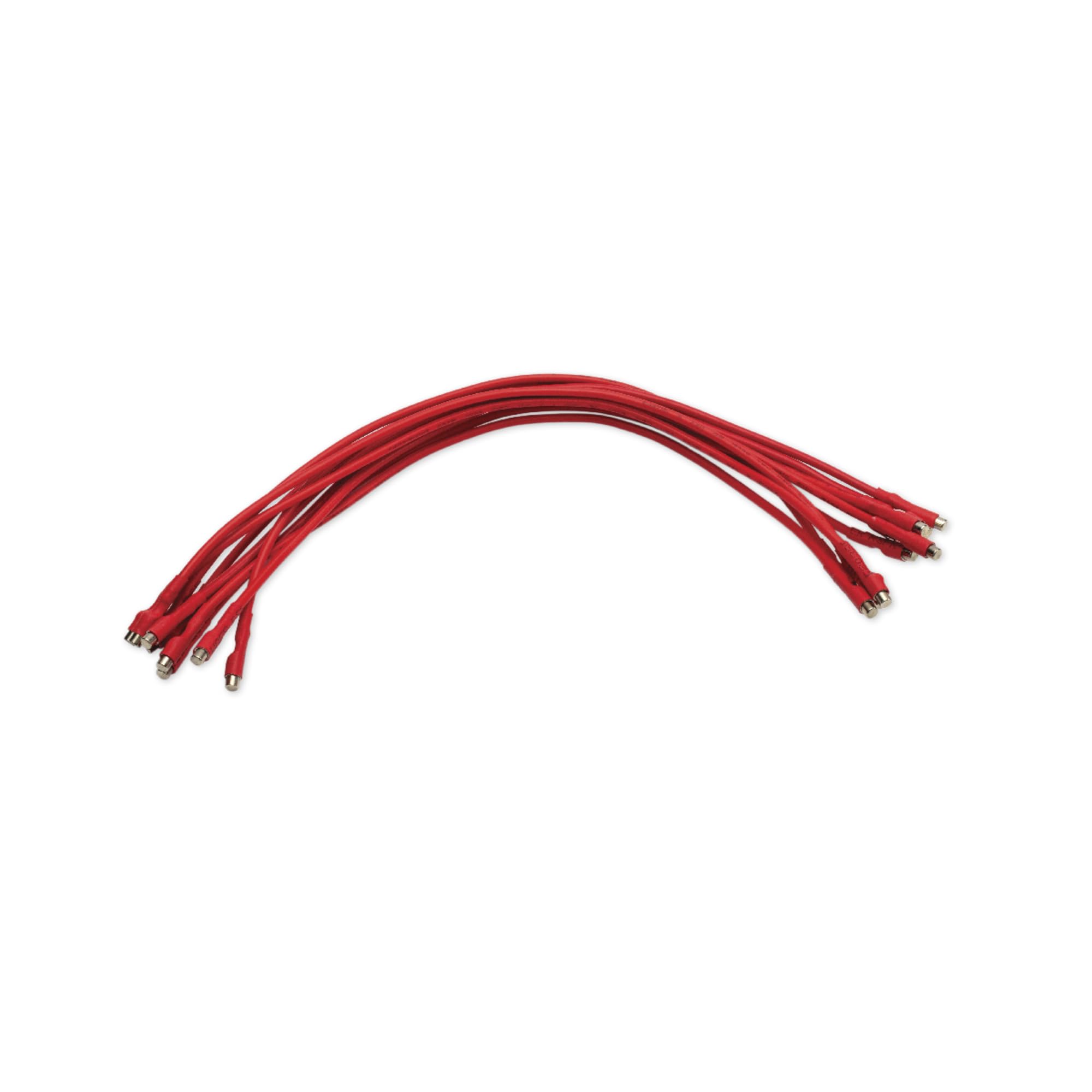 Magleads Red Magnetic Cable Organizers - Set of 10 for Desk, Office & Home Organization - Strong Neodymium Magnets for Wires, Cables & Chargers