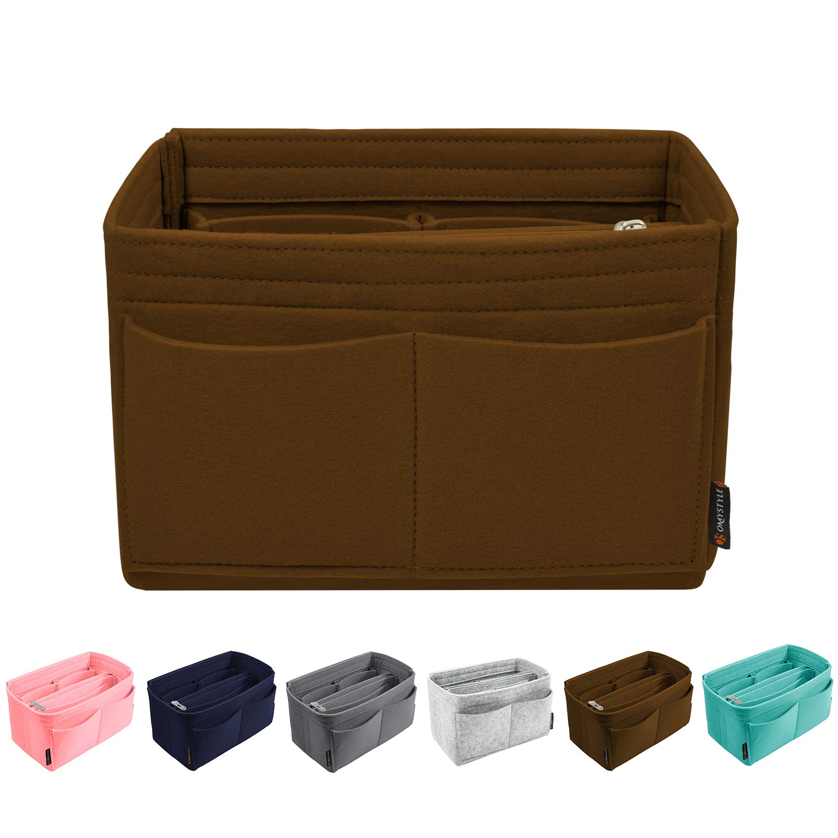 OMYSTYLE Felt Purse Organizer Insert for Handbags - 5 Sizes Tote Bag Organizer Compatible with Neverfull, Speedy & More - Perfect for Travel, Work & Daily Organization