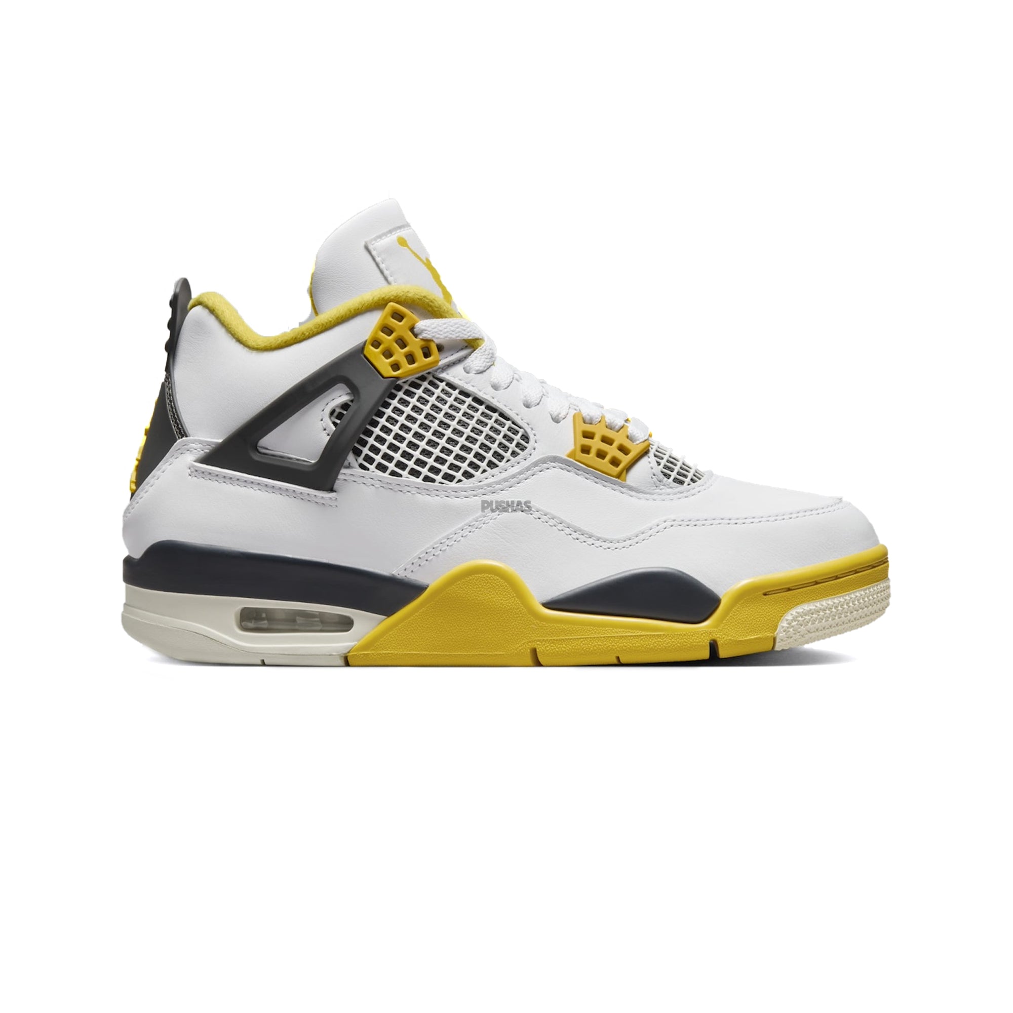 Air Jordan 4 Retro 'Vivid Sulfur' Women's Basketball Shoes 2024 - Lightweight Comfort & Style for Casual Wear, Gym & Street Fashion