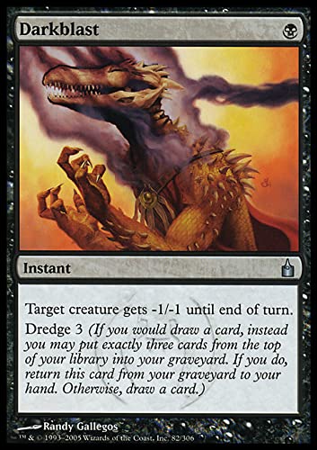 MTG Magic: The Gathering Darkblast (82) Ravnica: City of Guilds RAV - Rare Trading Card for Collectors & Players - Perfect for Commander, Modern & Legacy Decks