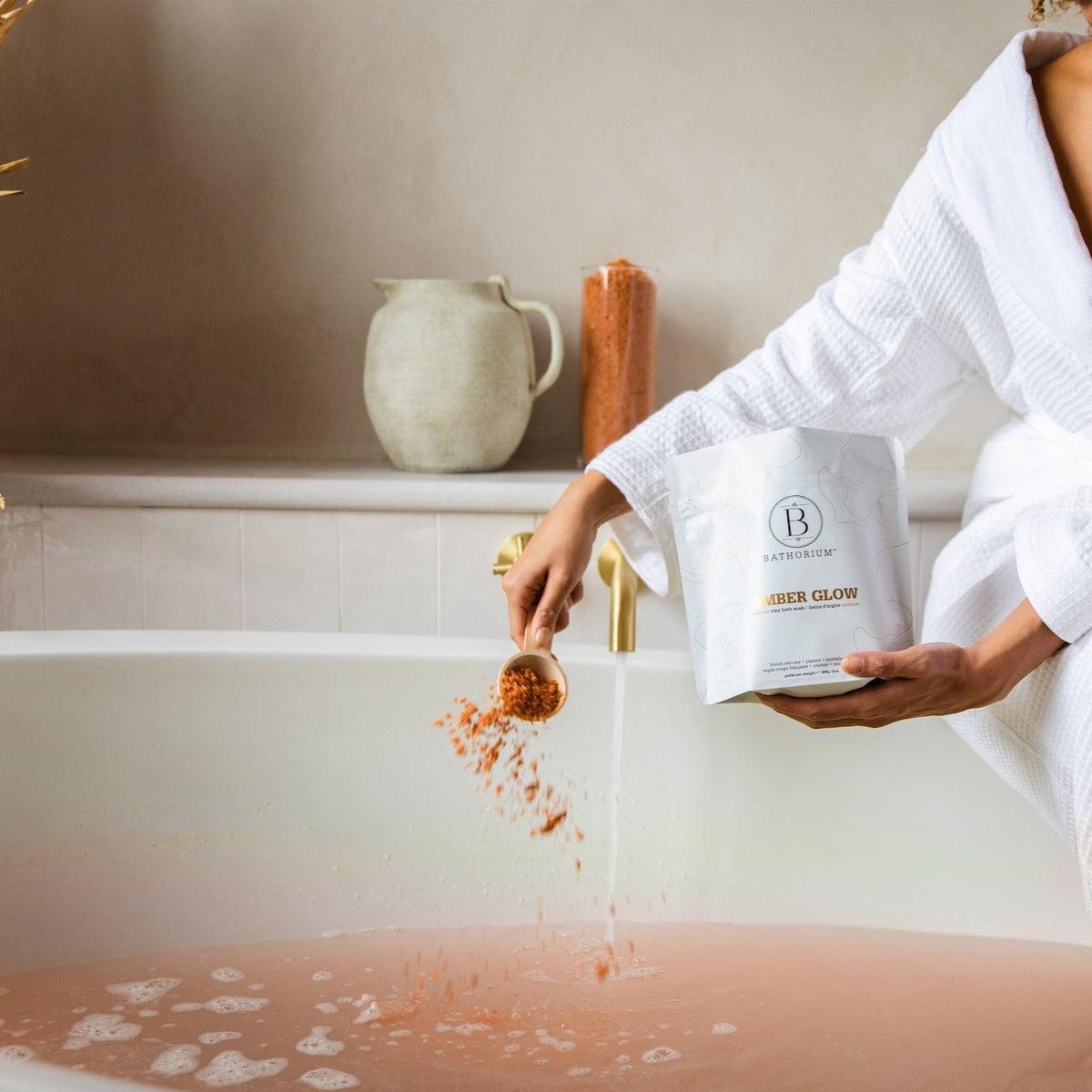 Amber Glow Clay Mineral Soak - Detoxifying & Rejuvenating Bath Soak for Relaxation & Skin Care | Perfect for Spa Nights, Self-Care Routines & Stress Relief