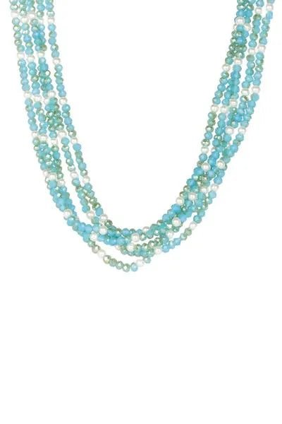 Elegant Short Crystal Pearl Necklace for Women - Perfect for Weddings, Parties & Everyday Wear