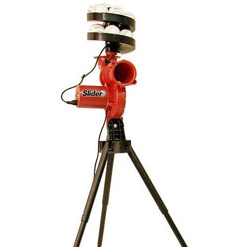 Trend Sports Lite-Ball Pitching Machine with Auto-Ball Feeder - 22' Baseball Training Equipment for Kids & Adults | Perfect for Backyard Practice, Batting Cages & Team Drills