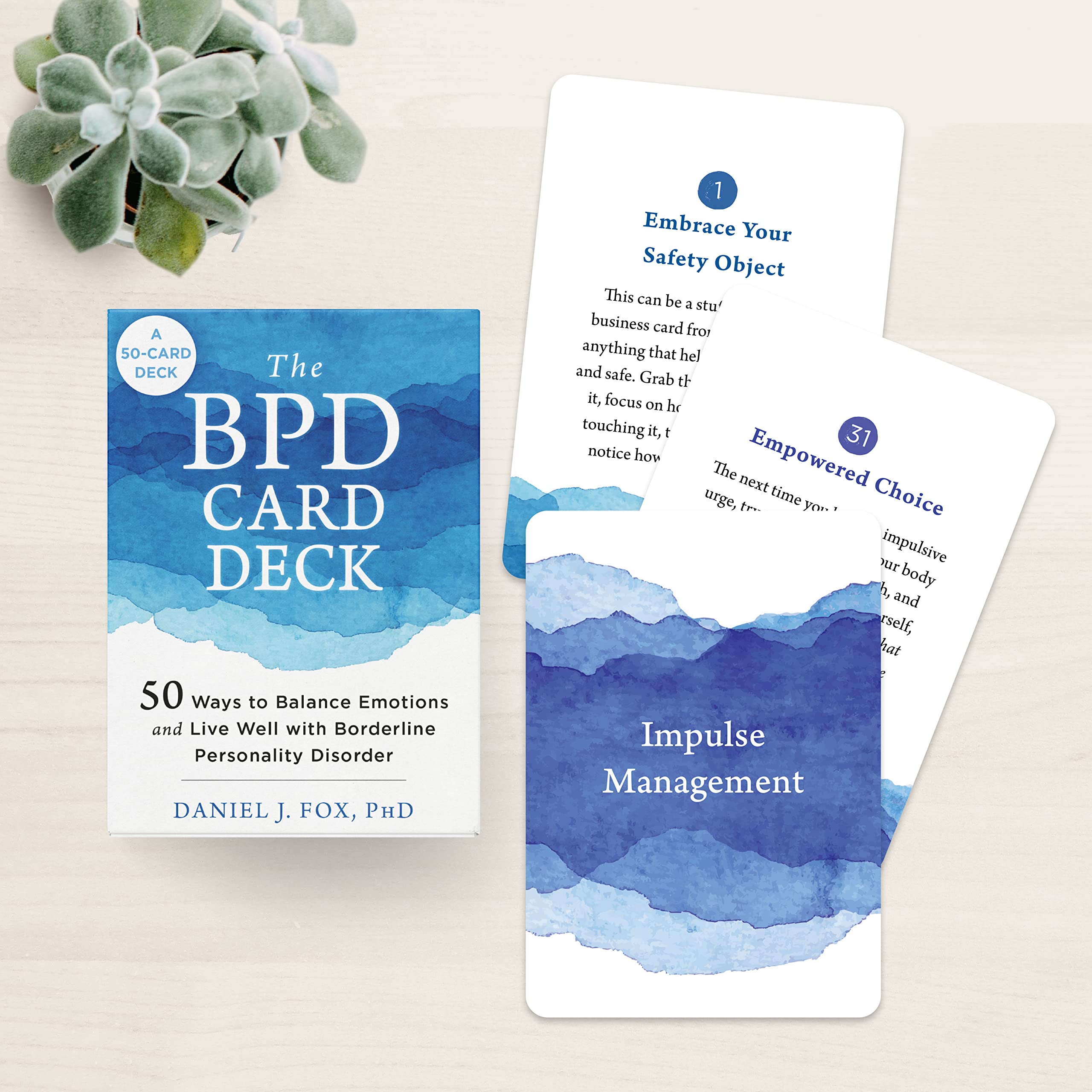 The BPD Card Deck: 50 Ways to Balance Emotions & Manage Borderline Personality Disorder - Daily Coping Skills for Therapy, Self-Care & Emotional Regulation