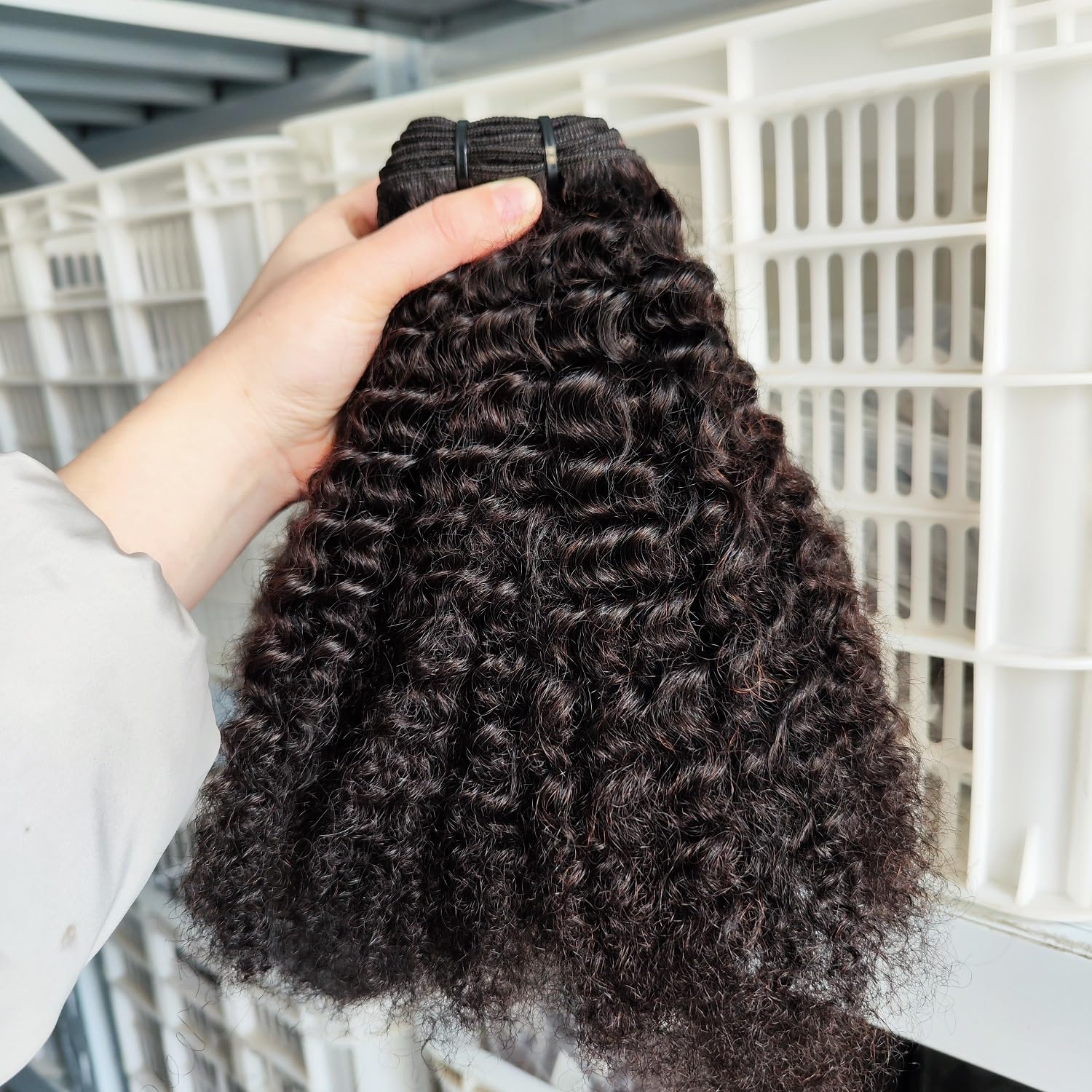 10 10 10 Inch Mongolian Afro Kinky Curly Human Hair Bundles + 26 Inch Water Wave Lace Front Wigs | 100% Human Hair Wigs for Women | Perfect for Daily Wear, Cosplay & Special Occasions