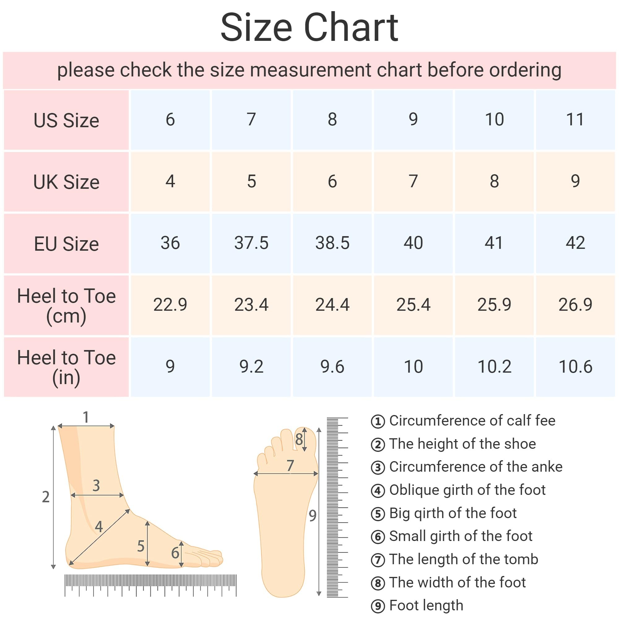 Allegra K Women's Printed Pointed Toe Chunky Heel Ankle Boots - Stylish Fall & Winter Fashion for Office, Party & Night Out