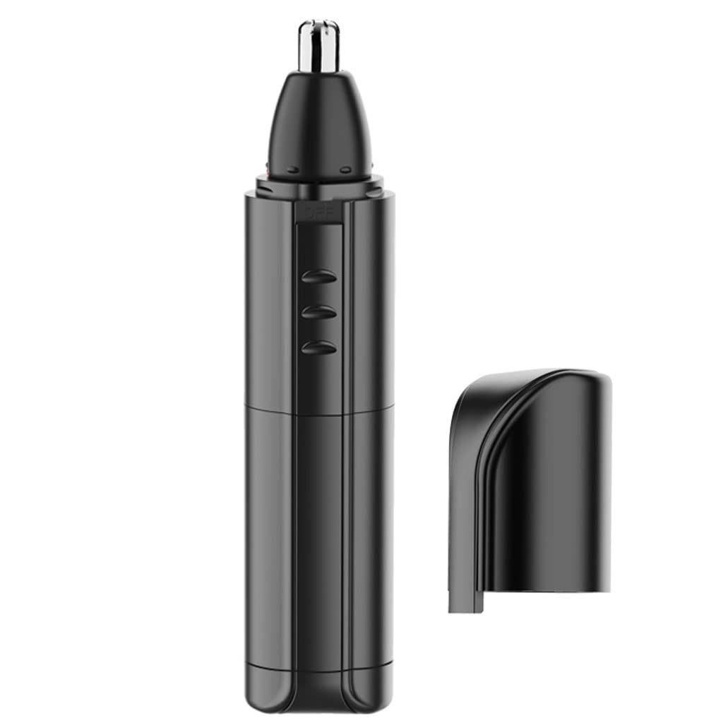 Rechargeable Electric Nose & Eyebrow Trimmer for Men and Women - Multi-Function Personal Grooming Kit (Black) - Perfect for Travel, Home Use, and Precise Facial Hair Trimming