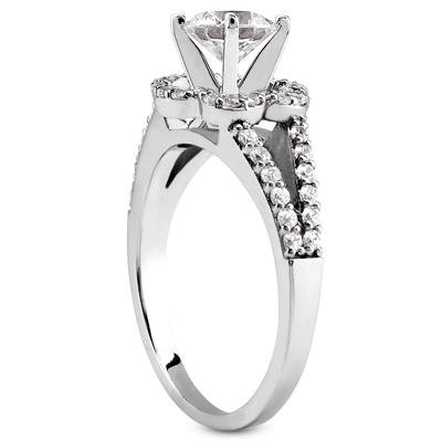 1.28 Carat TW Round Diamond Engagement Ring Set - Modern Style with Form Fit Matching Wedding Band, Perfect for Proposals, Anniversaries & Bridal Jewelry