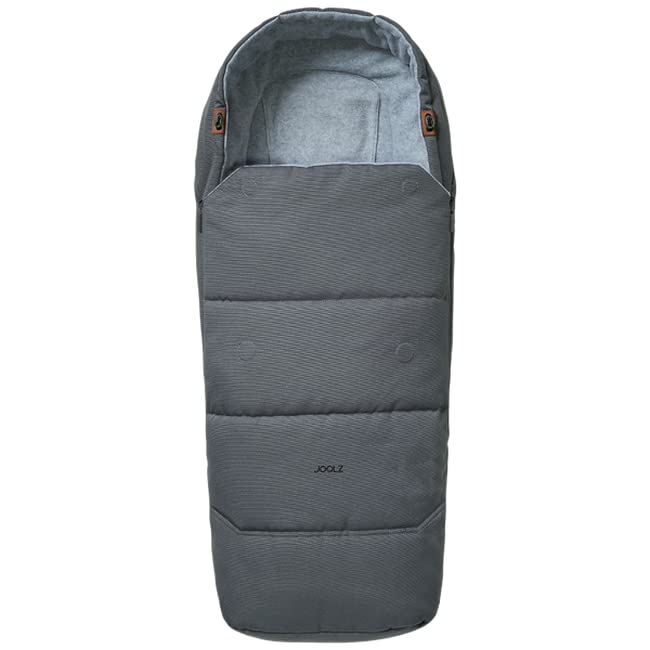 Joolz Footmuff - All-Weather Stroller Accessory for Joolz Day, Day+, Day2, Day3, Geo, Geo2, Hub & Hub Baby Strollers - Warm & Cozy Travel Essential in Gorgeous Grey - Perfect for Winter Walks, Park Visits & Outdoor Adventures with Your Baby - Ideal for Cold Weather, Shopping Trips, and Daily Errands