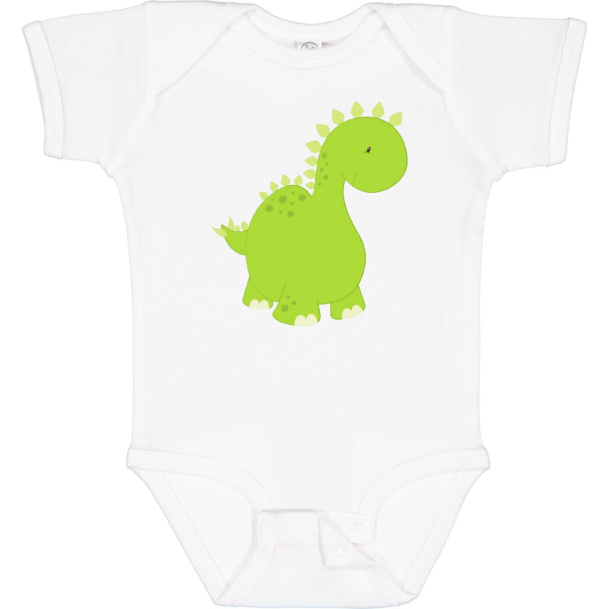 Inktastic Cute Dinosaur Baby Bodysuit - Adorable Stegosaurus Dino Onesie for Infants & Toddlers | Perfect for Playtime, Daycare & Dinosaur-Themed Birthday Parties