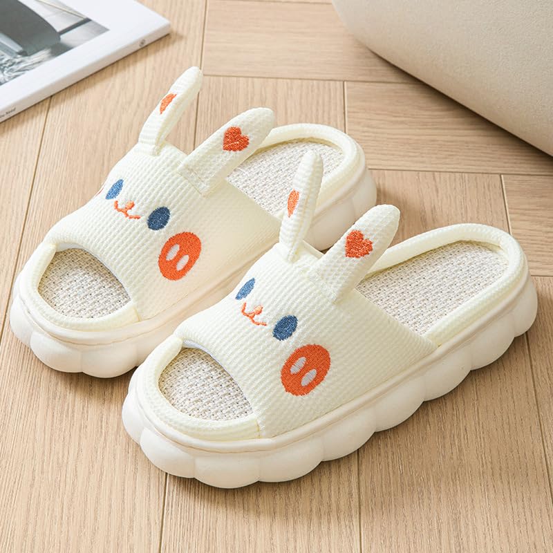 Yoroka Cartoon Slippers for Women - Cute Animal Shaped House Shoes with Thick Soft Sole, Comfortable Indoor & Outdoor Slippers for Home, Garden, and Casual Wear