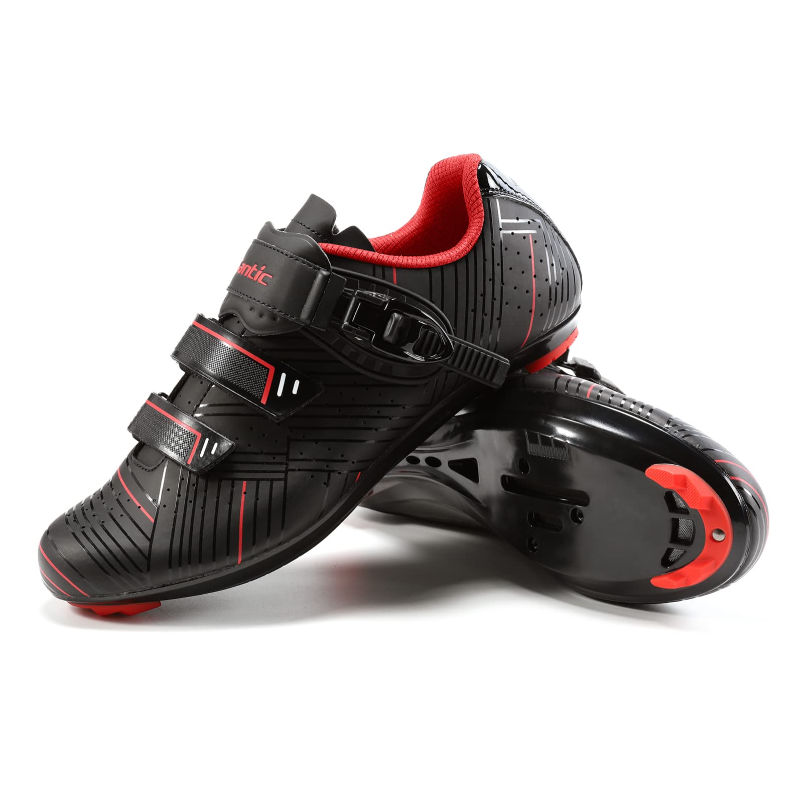**Santic Men's Road Cycling Shoes - Lightweight & Breathable for Competitive Biking & Training | Perfect for Road Racing & Indoor Spinning**
