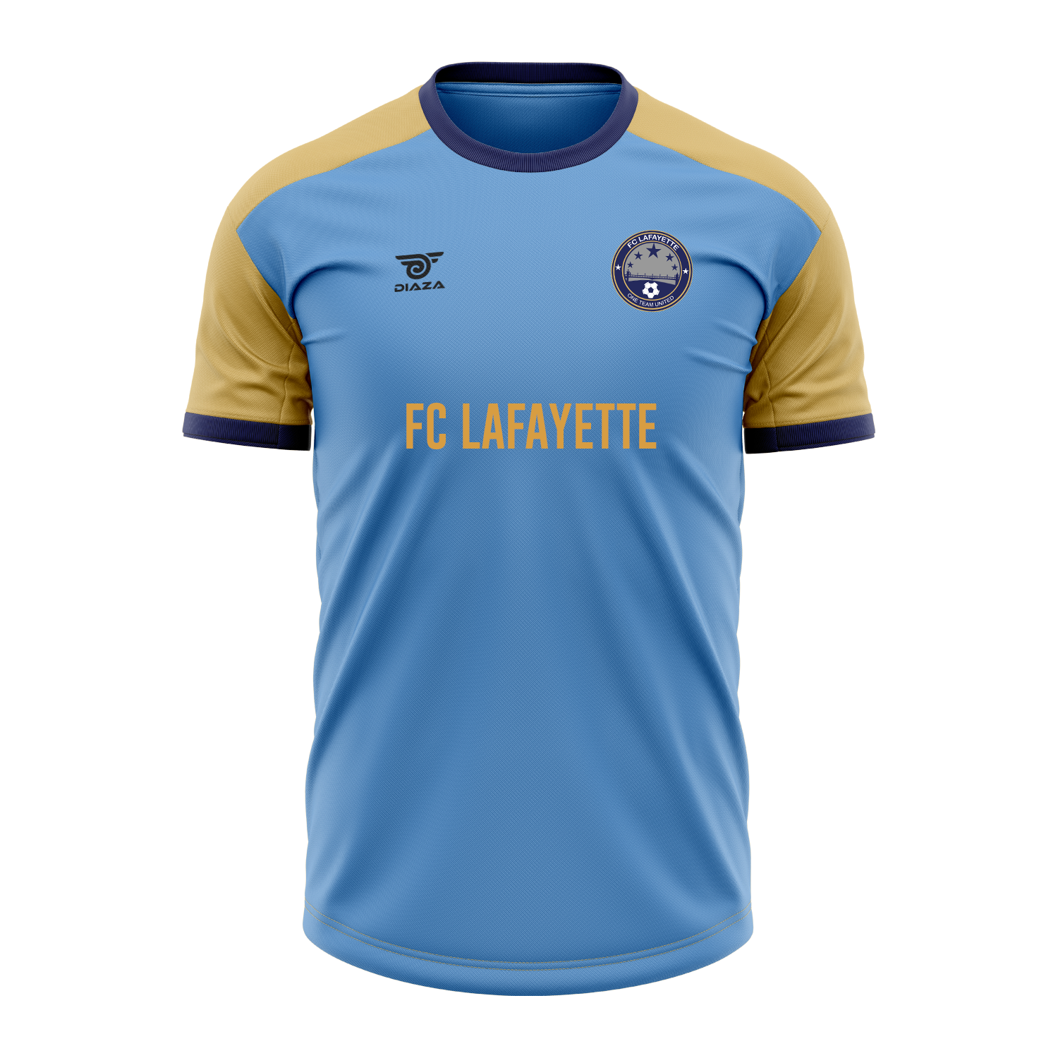 FC Lafayette Authentic Training Blue Jersey - Official Soccer Practice Shirt for Men & Women - Perfect for Football Training, Fan Support and Casual Wear