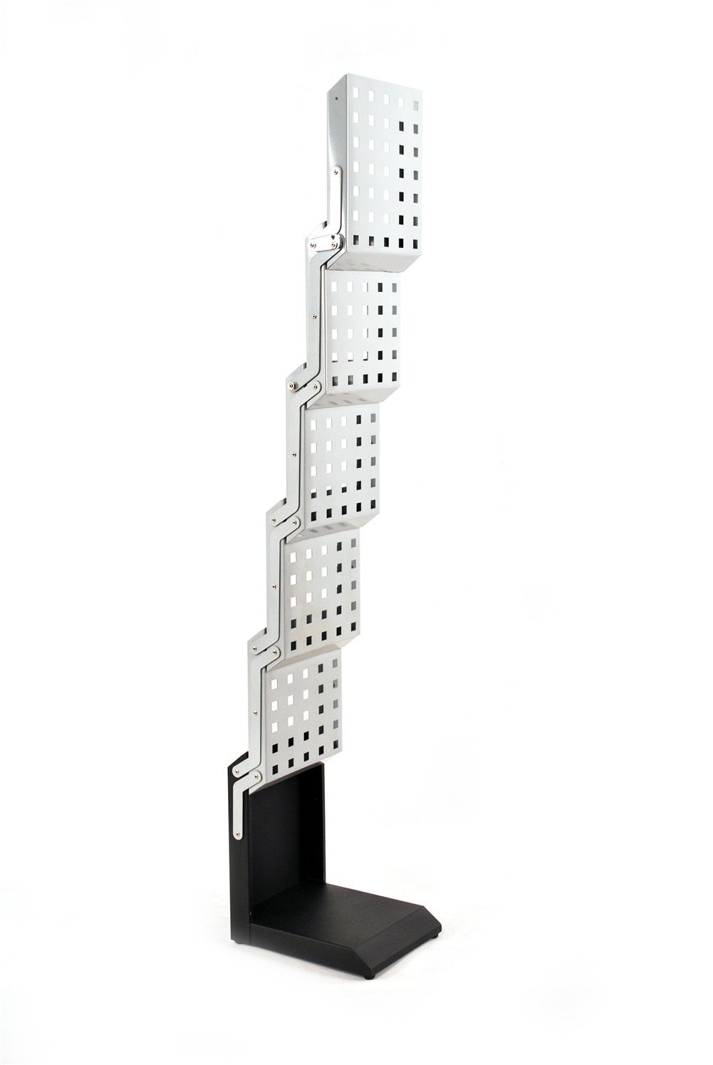 Heavy Duty Metal Magazine Display Stand - 5 Pocket Brochure Holder for Trade Shows, Retail Stores & Offices - Durable Catalog Rack for Books, Flyers & Literature