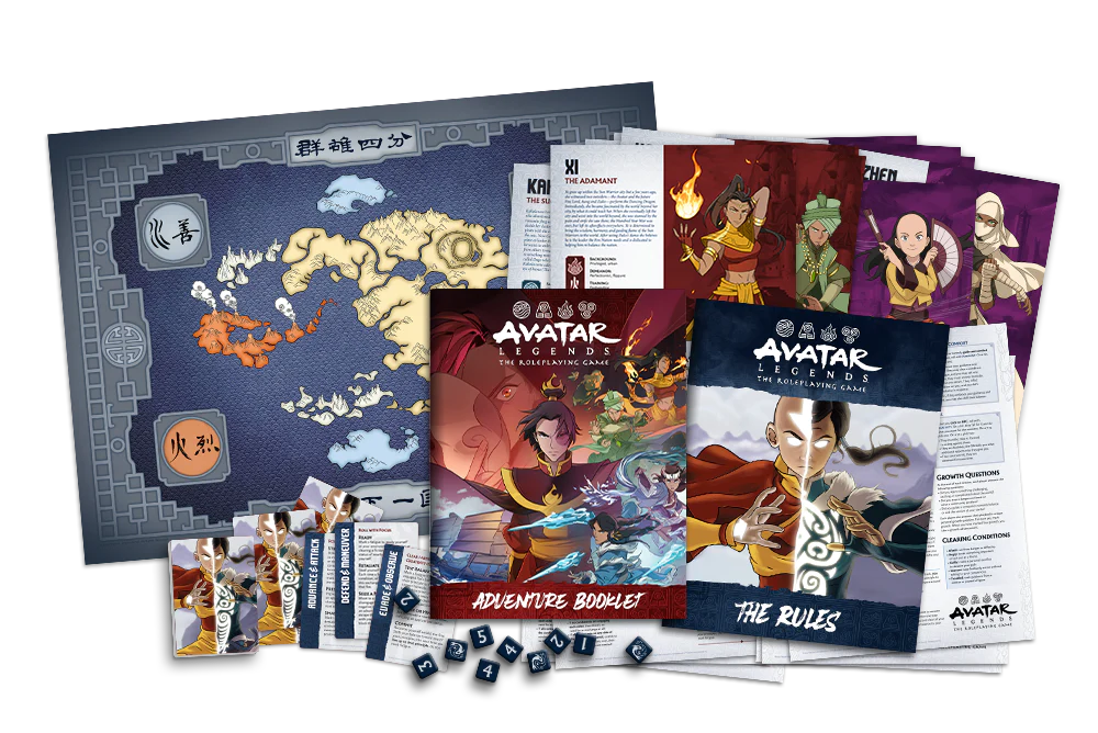 Avatar Legends: Starter Set - RPG Tabletop Game for Beginners | Fantasy Adventure Role-Playing Game | Perfect for Game Nights & Group Storytelling