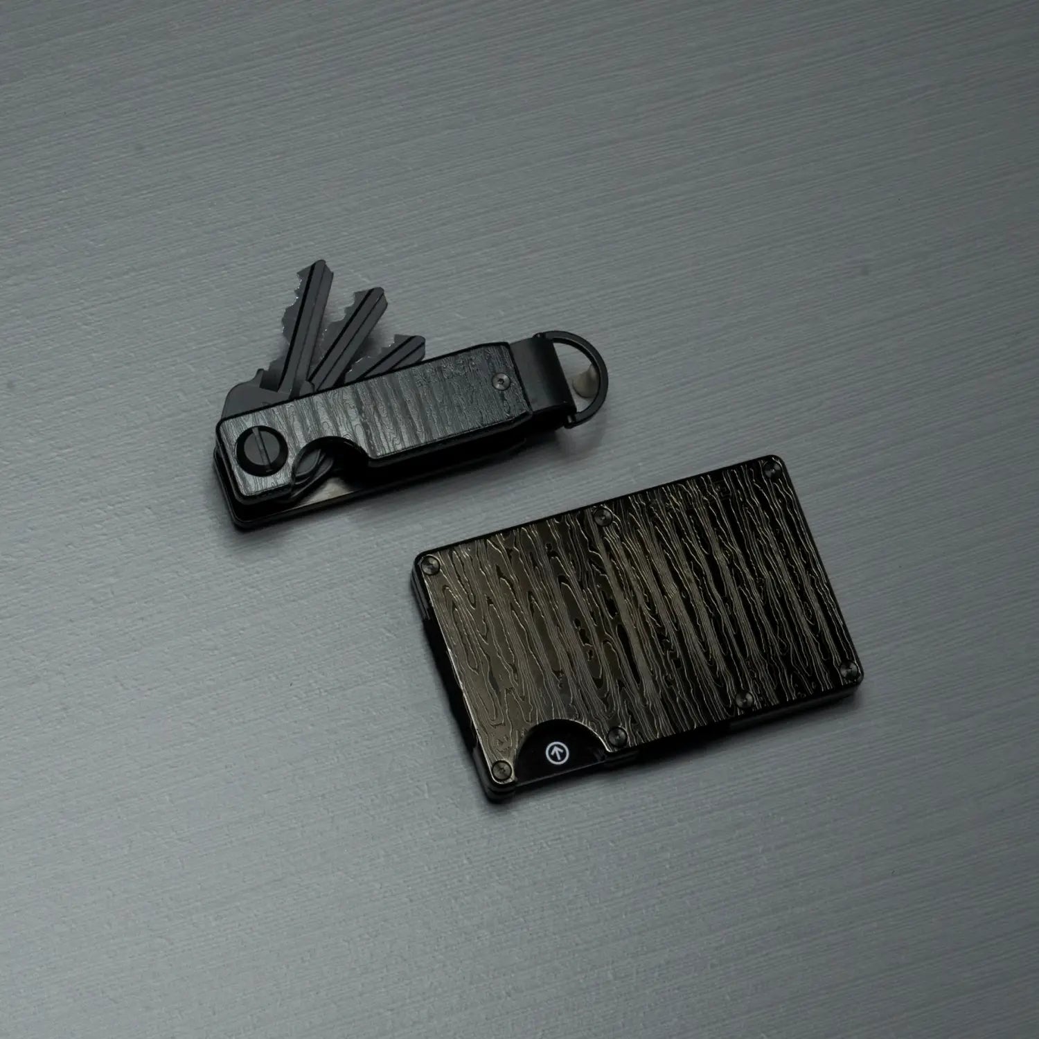 Premium Black Damascus Steel Daily Driver Kit - EDC Essentials for Everyday Carry & Outdoor Adventures