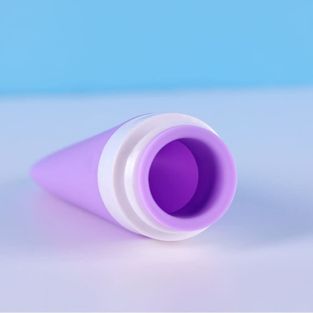 6-Piece 90ml Leak-Proof Silicone Travel Bottles Set - Refillable Empty Travel Size Containers for Shampoo, Cream, Conditioner & Body Care - Perfect for Air Travel, Gym, Camping & Vacation Essentials
