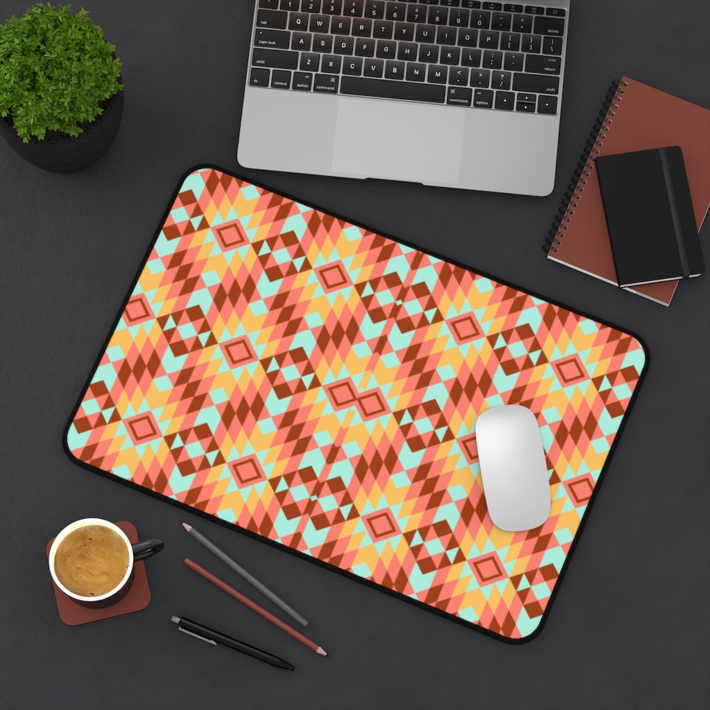 Boho Redwood Creek Southwestern Desk Mat - Large Mouse Pad & Desk Accessory (3 Sizes) - Perfect for Home Office, Gaming Setup & Workspace Decor
