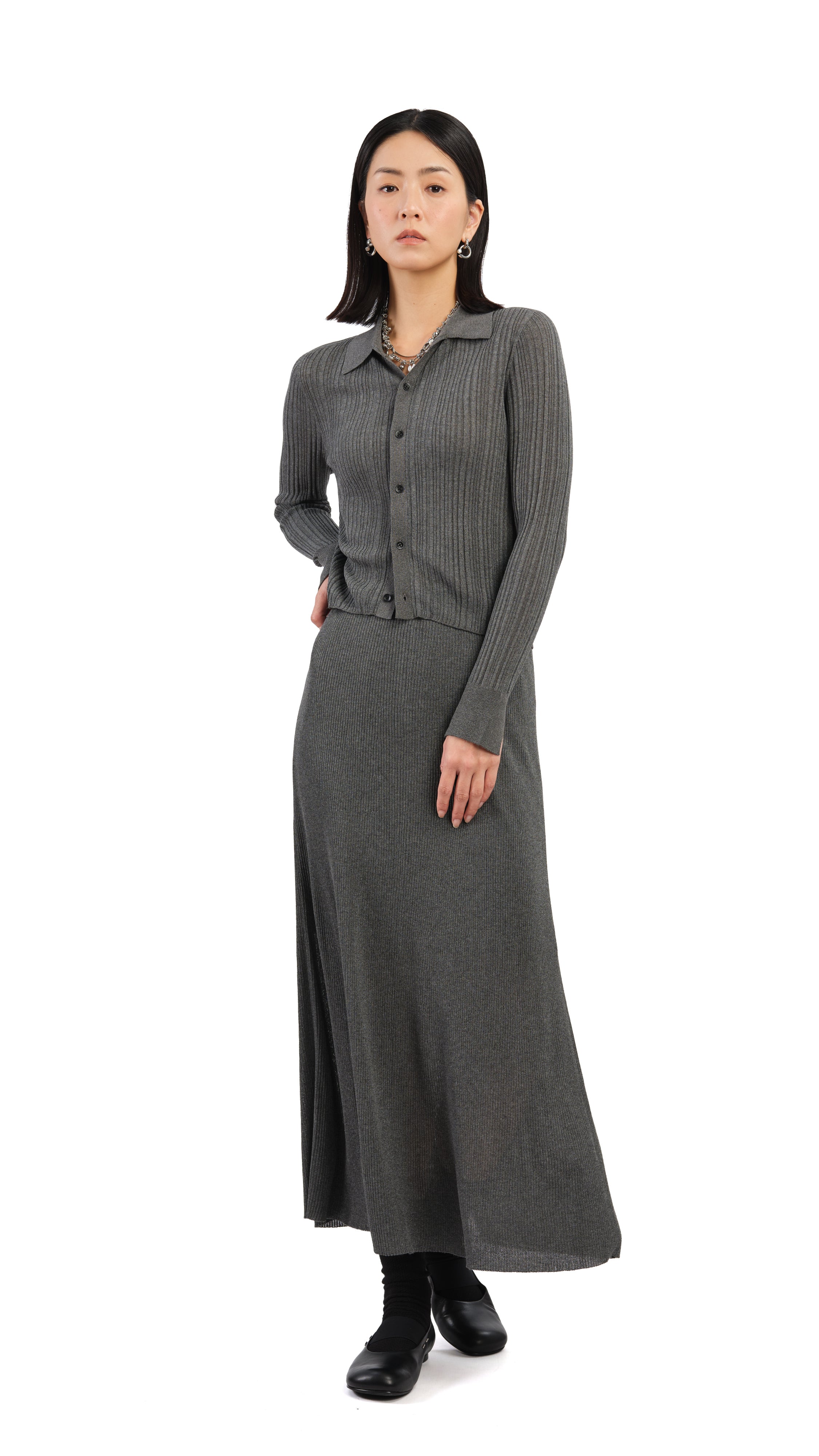 Stylish Lurex Knit Skirt for Women - Trendy Metallic Party Skirt | Perfect for Night Out, Holiday Events & Special Occasions