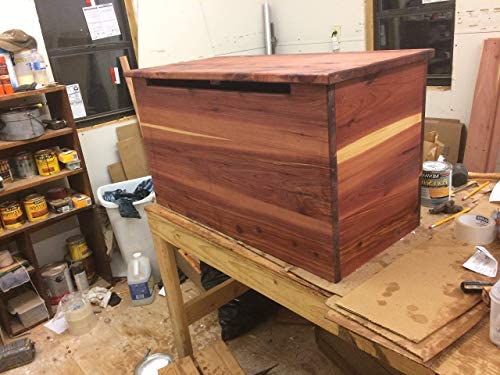 Handcrafted Cedar Wood Toy Chest & Blanket Box - Keepsake Storage for Kids, Wedding & Graduation Gifts - Durable Children's Furniture for Bedroom & Playroom Organization
