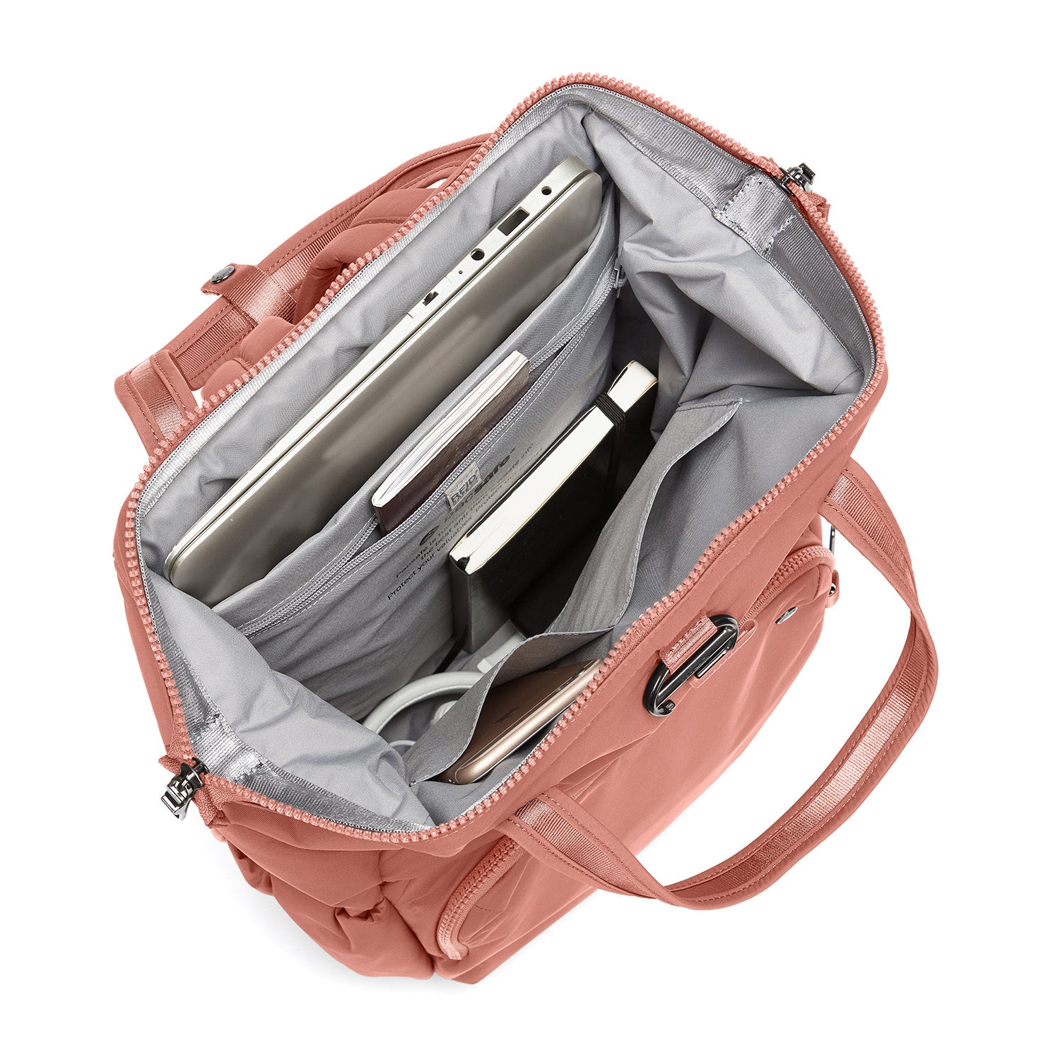 Pacsafe Citysafe CX Anti-Theft RFID Blocking Backpack - Secure Travel & Commuter Laptop Bag for Urban Safety & Daily Use