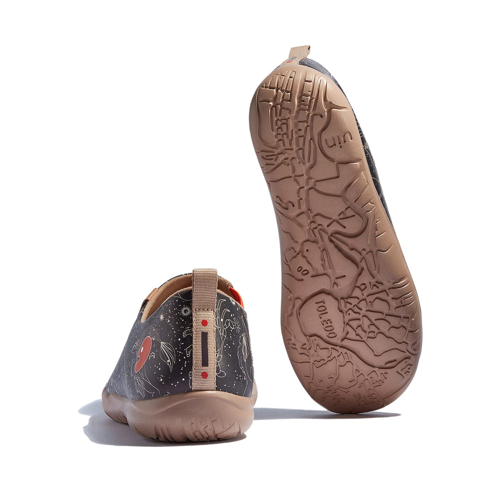 UIN Men's Slip-On Walking Shoes - Lightweight Travel Loafers with Microfiber Comfort for Casual Wear | Perfect for Travel, Work & Everyday Use