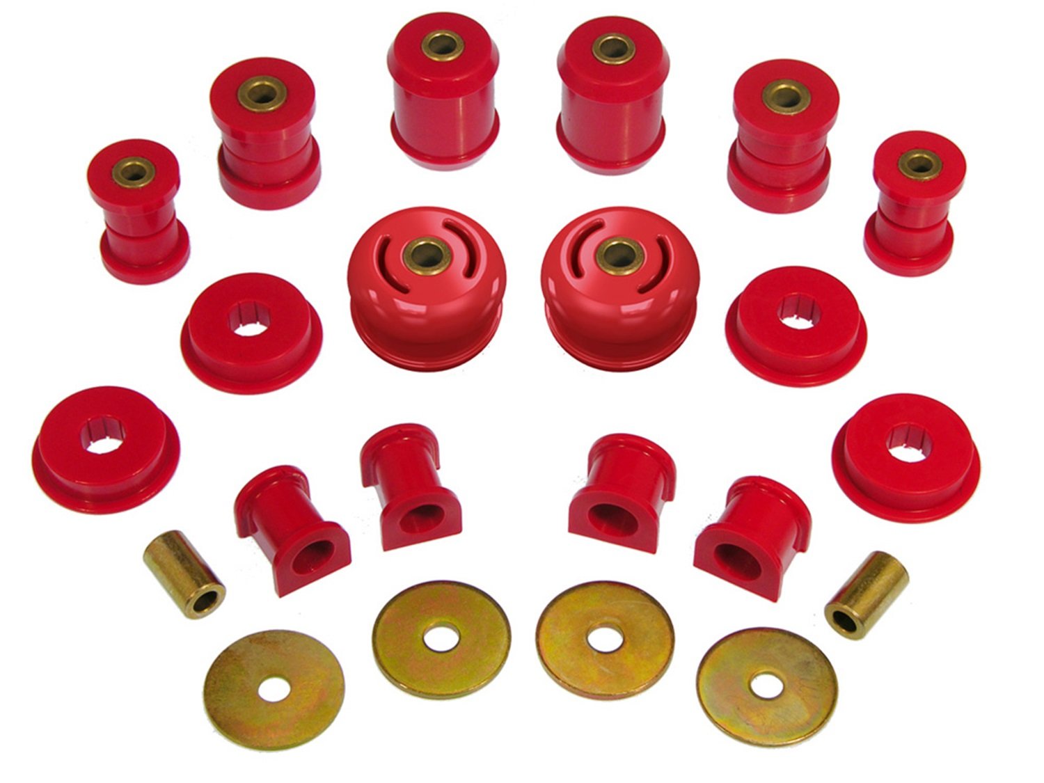 PROTHANE 13-2003 Complete Suspension Bushing Kit - Polyurethane Replacement for Improved Handling & Ride Comfort | Perfect for Jeep, Truck & Off-Road Vehicle Upgrades