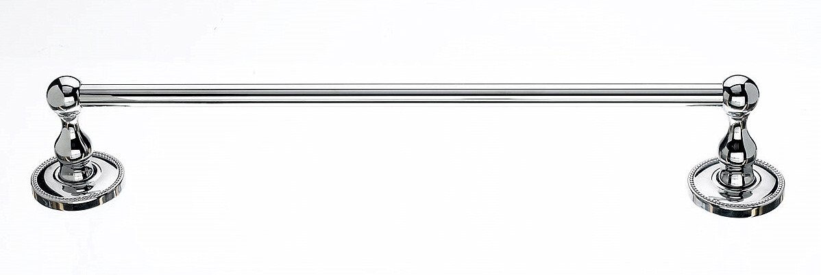Top Knobs ED10PCA Modern Stainless Steel Towel Bar - Durable Bathroom Accessory for Towels, Robes & Home Decor