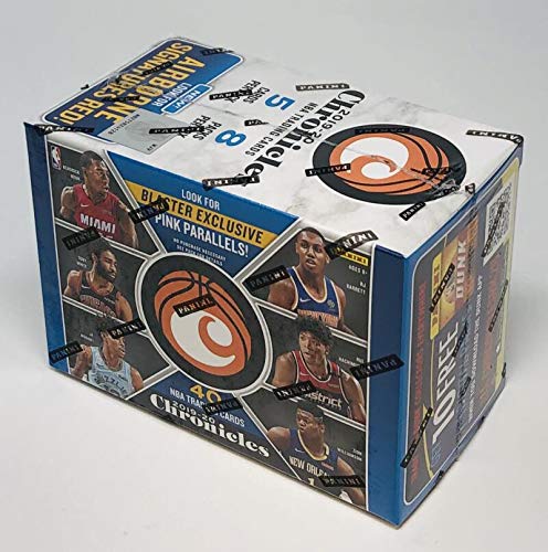 2019-20 Panini Chronicles Basketball Blaster Box - 6 Packs with Exclusive Rookie Cards & Inserts | Perfect for NBA Collectors & Fantasy Basketball Fans | Great for Trading, Gifting & Display