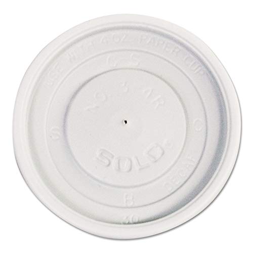 SCCVL34R0007 - Vented Polystyrene Hot Cup Lids for Coffee, Tea & Takeout - Perfect for Restaurants, Cafes & Food Trucks