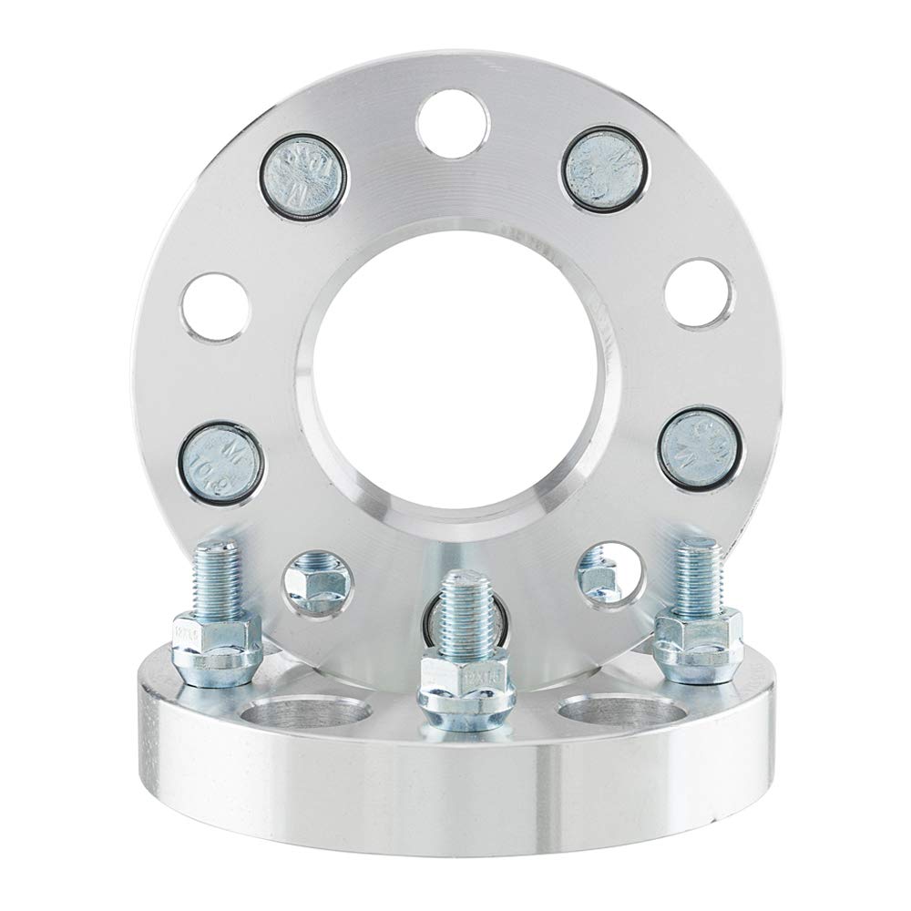TRIBLE SIX 2Pcs 25mm (1 Inch) Wheel Spacers Adapters 5x4.75